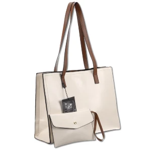 Bílá shopper kabelka BOKA DK50