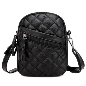 Kožená dámská kabelka DK011 přes rameno elegantní